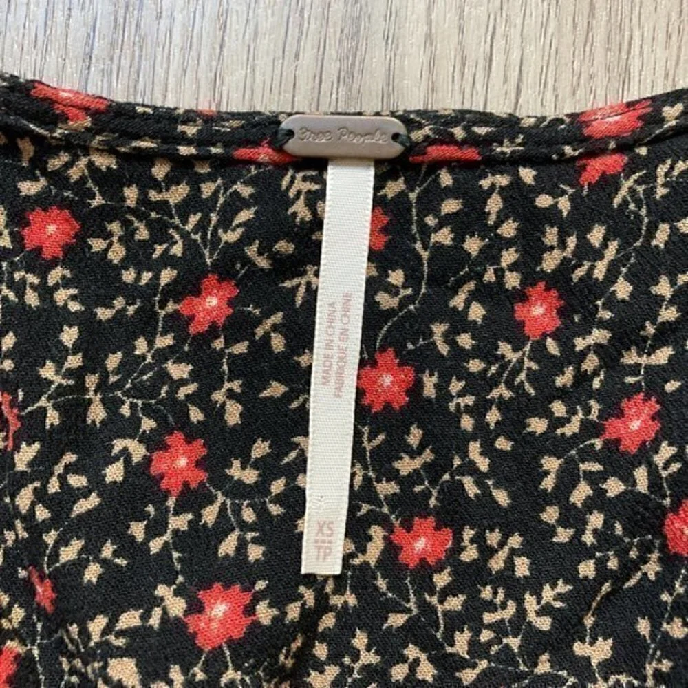 Free People Fortuna Floral Mini Dress Size XS